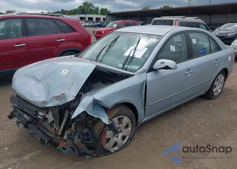 2007 Hyundai Sonata Gls из США, поврежденный, VIN 5NPET46C47H265460